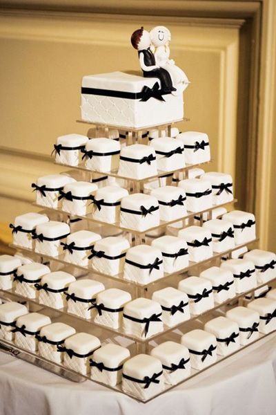 Свадебный торт из капкейков