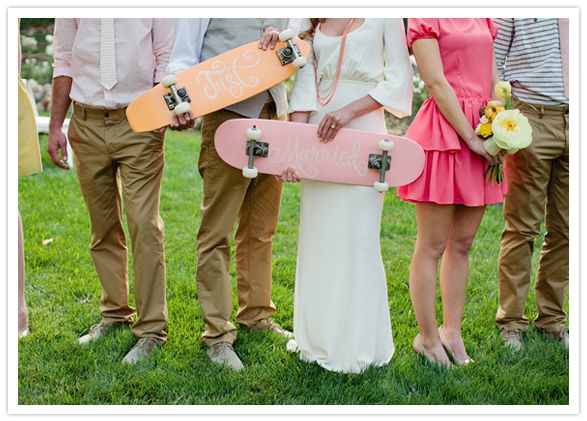Скейтерская свадьба